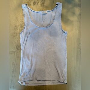 SKIMS Periwinkle Fitted Sleeveless Tank Top